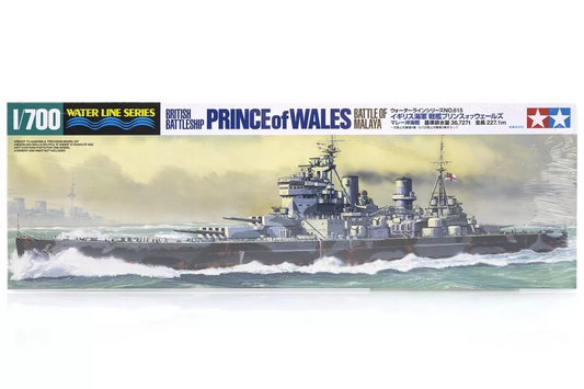 1:700 British Battleship Prince of Wales - Battle of Malaya