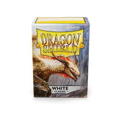 AT-10005 Dragon Shield Standard Sleeves - White (100 Sleeves)