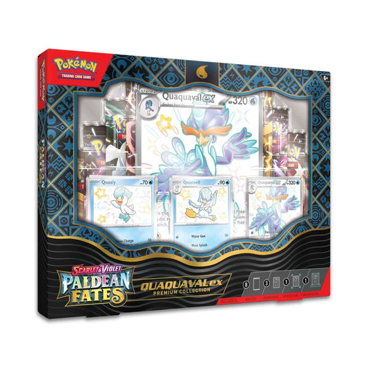 Pokemon TCG Scarlet & Violet Paldean Fates - Quaquaval Ex Premium Collection