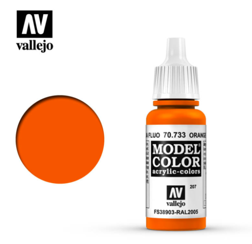 Vallejo 70733 Orange Fluorescent