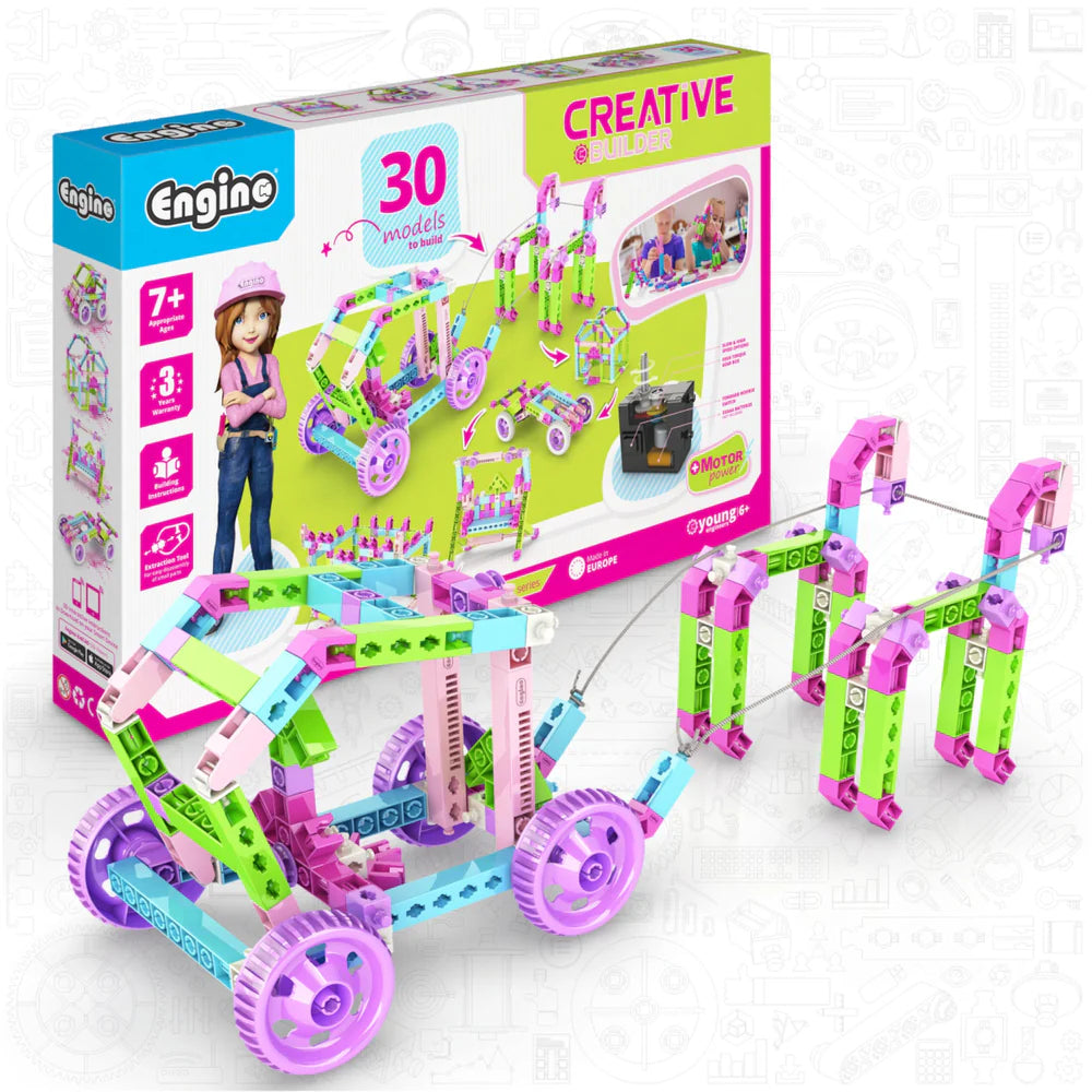 Engino Εκπαιδευτικό Παιχνίδι Creative Builder 30 Models Designer series Motorized