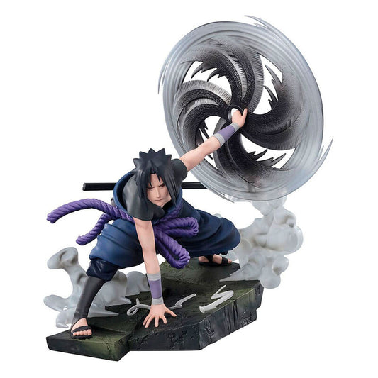 Naruto Shippuden Sasuke Uchiha the Light &#38; Dark of the Mangekyo Sharingan Figuarts Zero figure 20cm