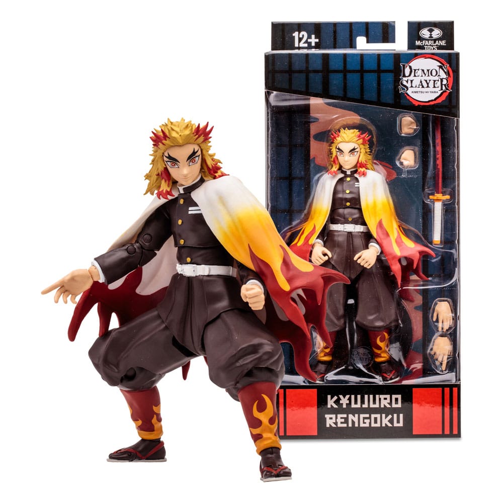 Demon Slayer: Kimetsu no Yaiba Action Figure Kyojuro Rengoku 18 cm