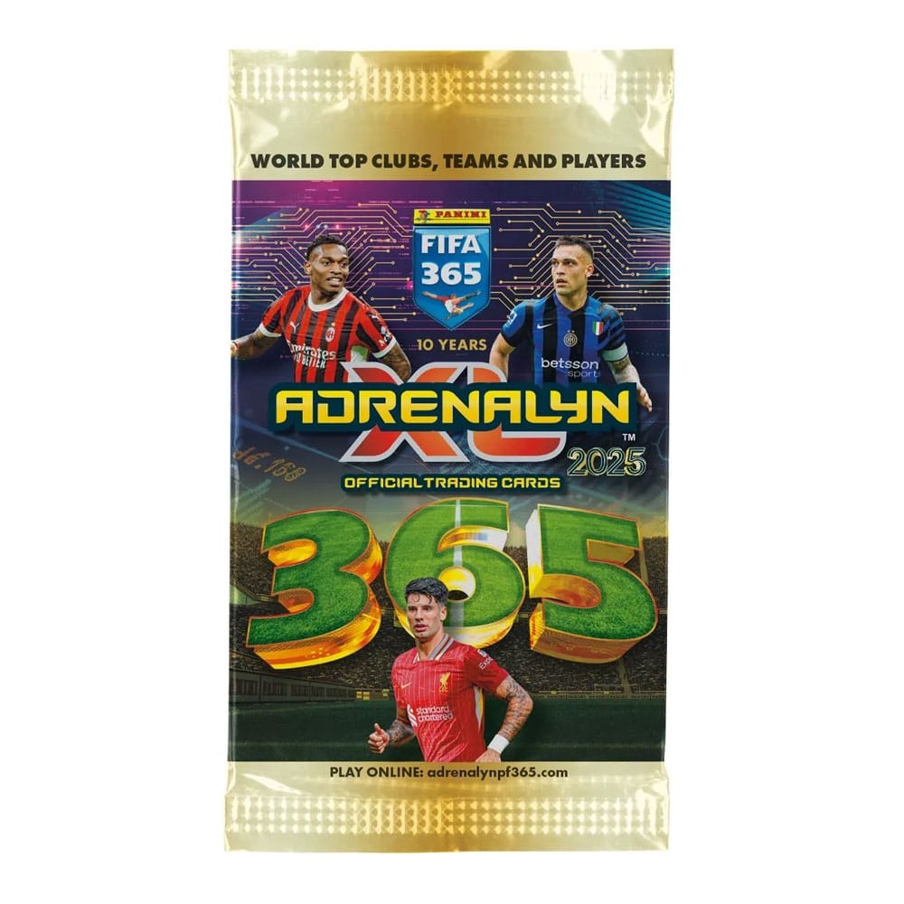 FIFA 365 Adrenalyn XL 2025 Trading Cards Flow X 4 Packs