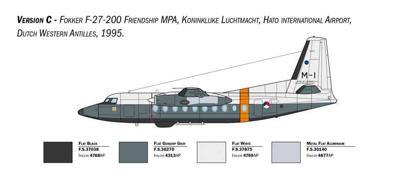 Fokker F-27 Maritime Patrol type cargo 1/72